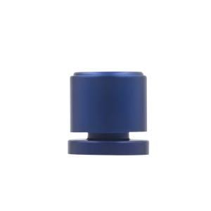 Matte Blue Fashion Design 33mm Metal Coating Pet Bottle Cover