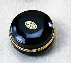 Mini Black Round Tin Box--Nc2367