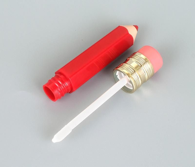 in Stock Super Cool Unique Look 2.8ml Pencil Shaped Empty Lip Gloss Tubes Lip Gloss Packaging Custom Top Lip Gloss Tubes