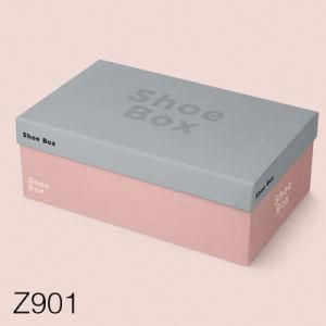 Z901 Luxury Custom Printing Packaging Paper Gift Box Paper Shoe Box Large Small Glossy Paper Shoe Box