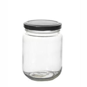 Manufacturers High Quality Customize Clear Empty Glass Jars Food with Screw Lids 350ml