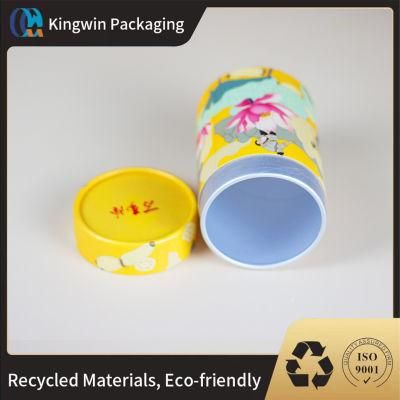 Custom Cylinder Oolong Tea Cardboard Paper Tube Packaging Box
