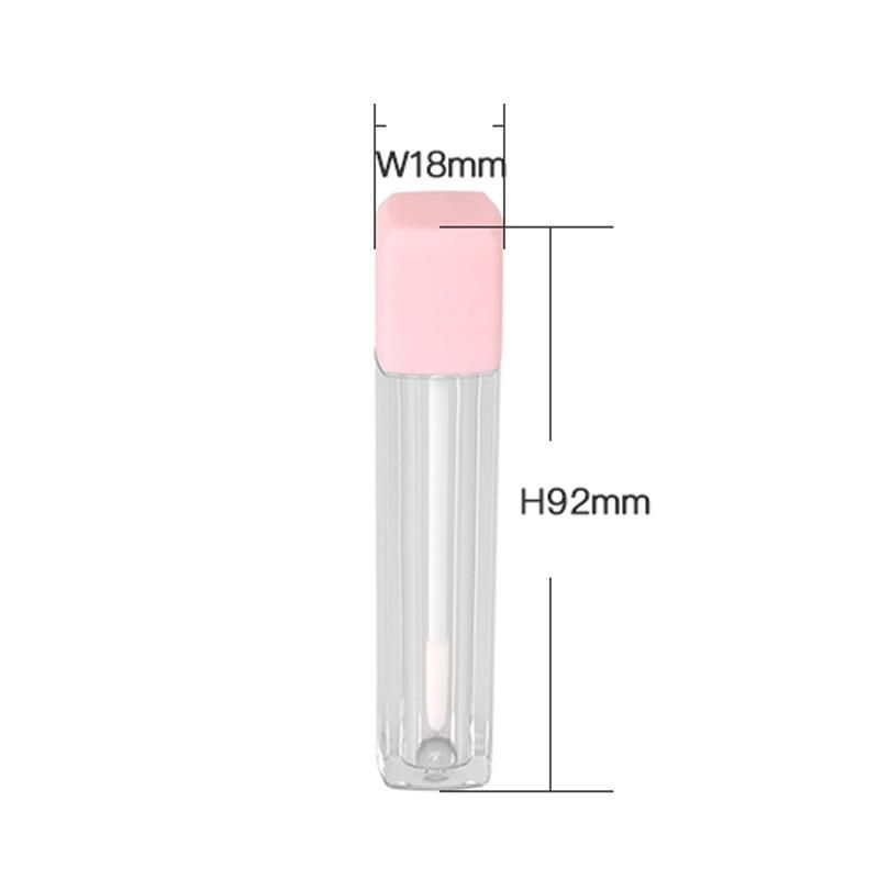 Hot Selling Cute Pink Cosmetic Lipgloss Container Lip Gloss Tubes