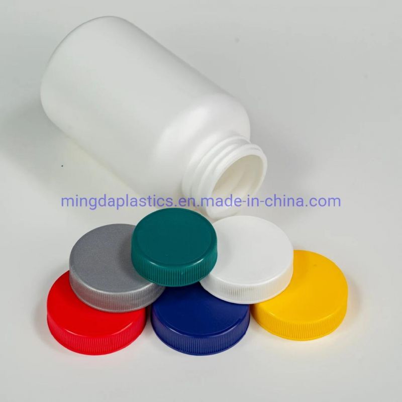 200ml Small Sloping Shoulder Plastic Medicine Packaging Round Bottle HDPE