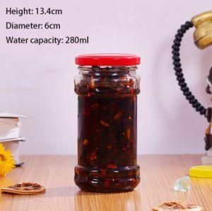 Manufacturers Hot Sale Empty Flint Clear Food Packing Customize Glass Jar