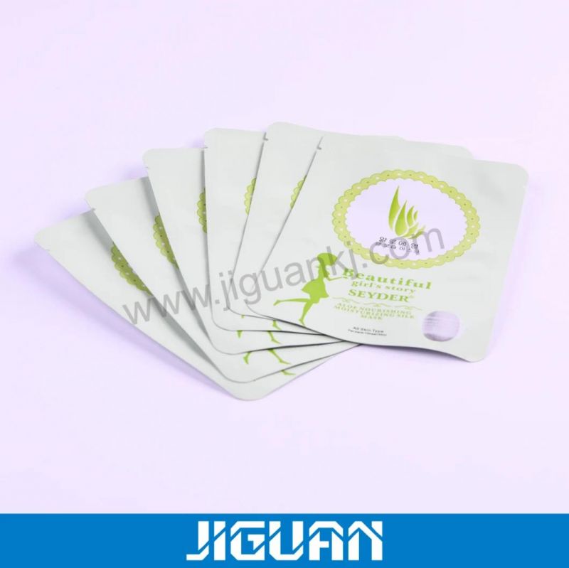 Custom Logo Printed Medicine Cosmetics Food Coffee Tea Pill Packaging Compound Aluminum Foil Plastic Side Seal Bag