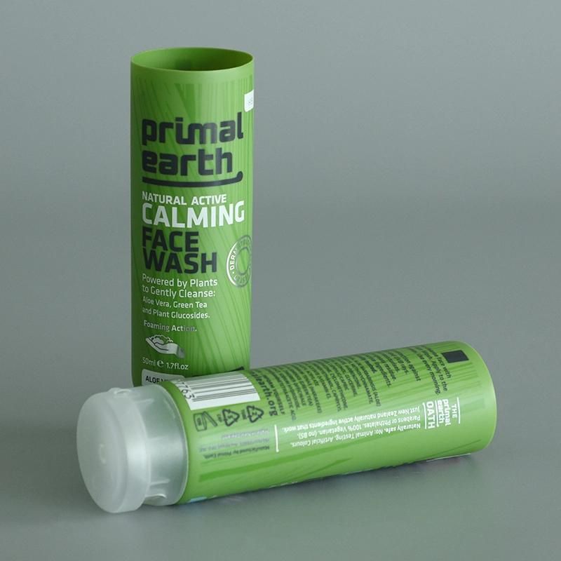 Plastic Cosmetic Tube with Aluminum Cap