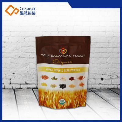 Custom Printed Popcorn Plastic Food Packaging Pouches Zip Lock Pouch