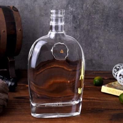 Art Decorative Drinking Glass Packing Bottle with Cork