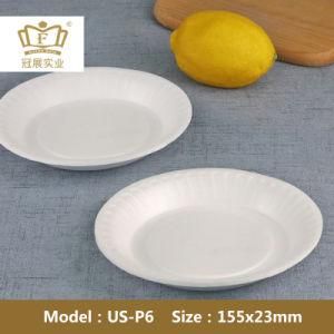 Us-P6 Disposable 6&quot; Foam Plate
