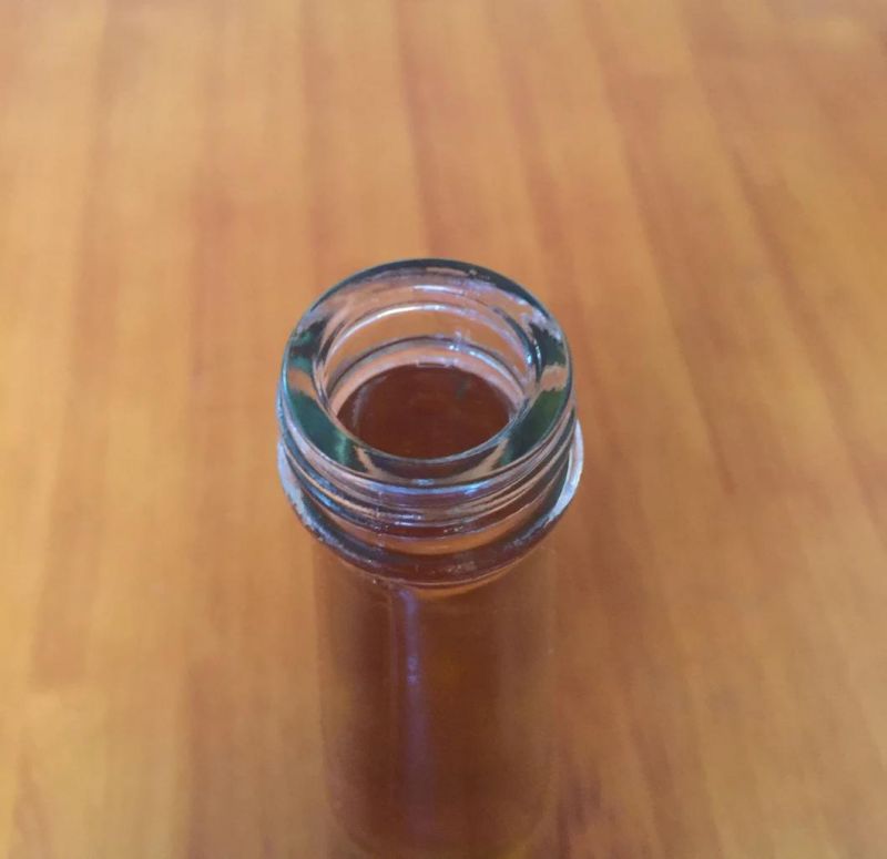 Conical Shape Glass Beverage Bottle Packaging with Metal Screw Cap