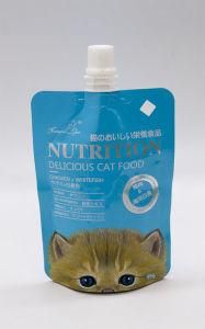 Wellness Fan Feast Pet Food Plasitc Resealable Packaging Bag with Spout Zip Lock