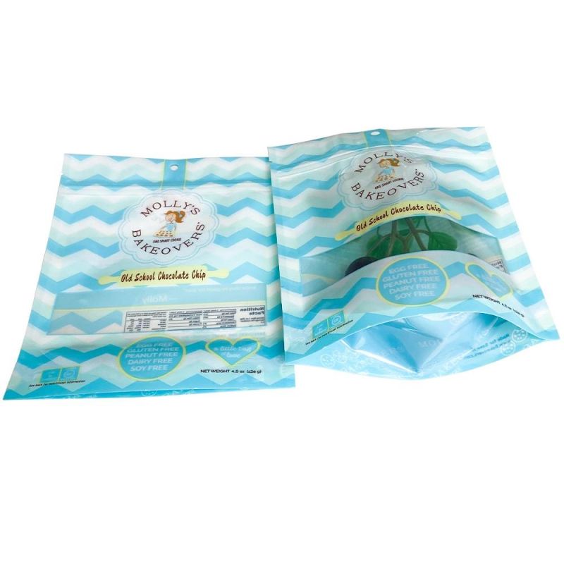 Stand up Pouch Customized Resealable Compound Plastic Bag with Zipper