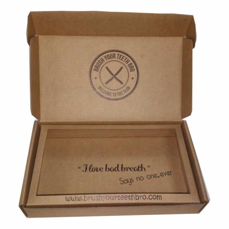 Origin Brown Paper Packing Box with Devider