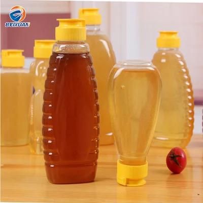 Good Quality 8oz 180ml Thick Plastic Pet Honey Bottle with Lid Custom Printing
