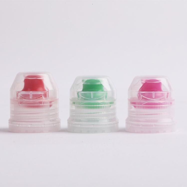 28mm 30mm 38mm Colorful PP Sport Water Bottle Push Pull Cap with Flip Top Cap