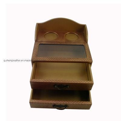 Guestroom Amenities Durable Colorful Leather Tray Drawer