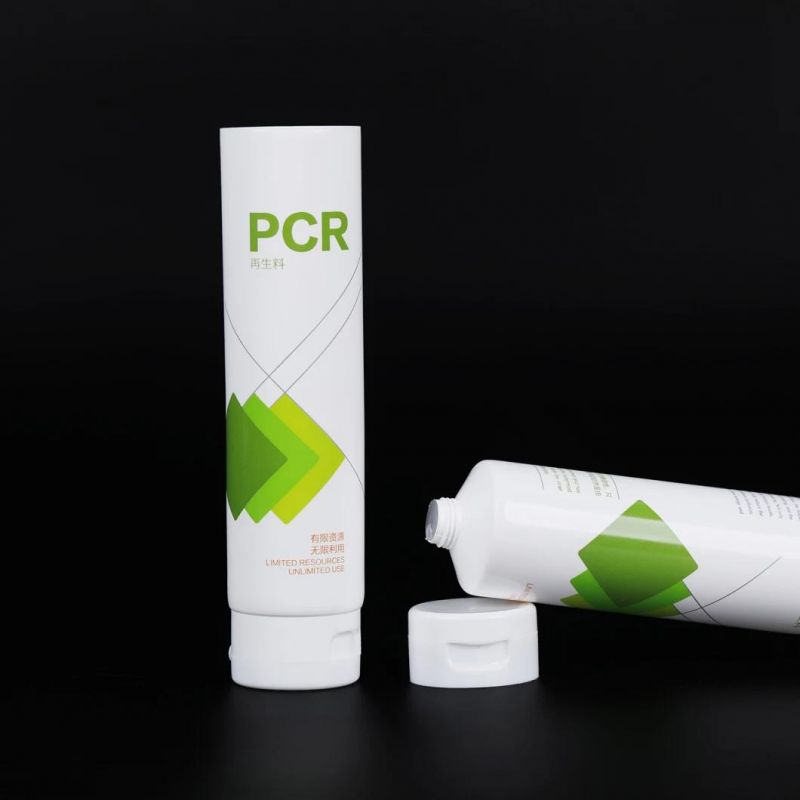 Eco Friendly Empty Cosmetic Tube Packaging with Flip for Shower Gel / Shampoo Packaging