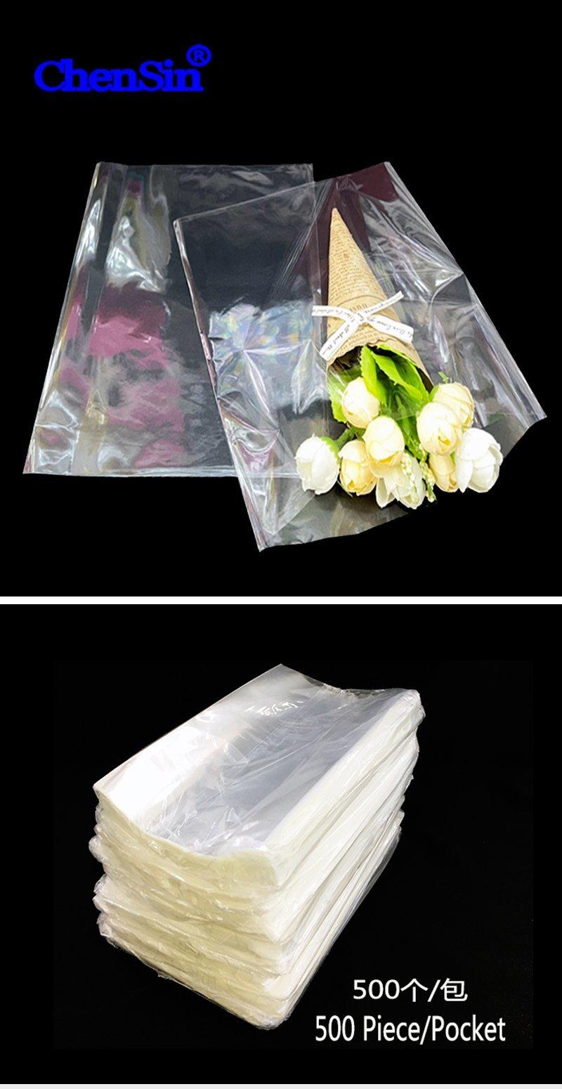 Flat Pocket Clear OPP Flat Packaging Bags for Case Box