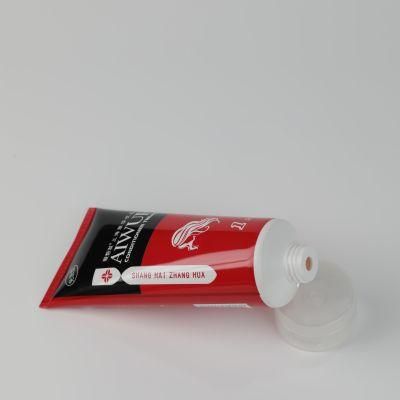 Face Cleanser Manufacturers Custom Curved Tail Sealing Plastic Tube