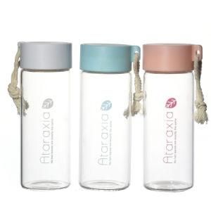 EU Food Test Round Bottle Printed Bottle Water Glass Bottle