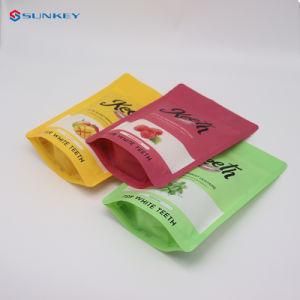 Ex-Factory Price Transparent Safe 3-Side Sealing Zipper Heat Seal Snack Food Bag
