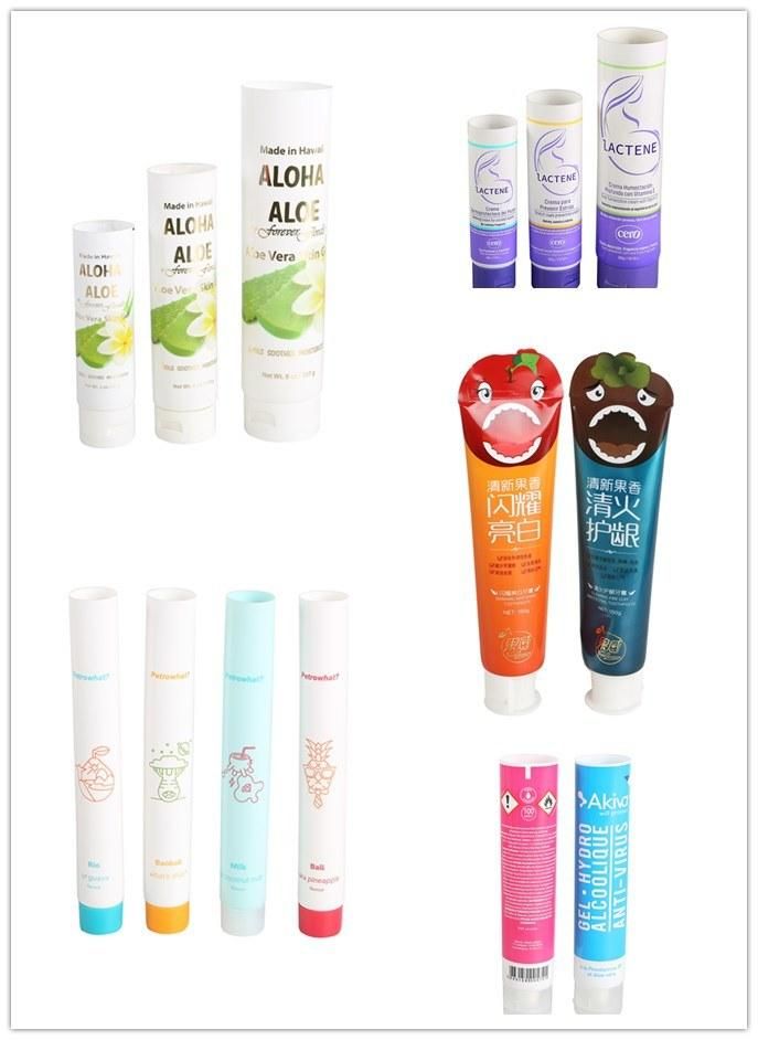 Eco-Friendly Empty Squeeze Soft Plastic Cosmetic Packaging Biodegradable Toothpaste Tube