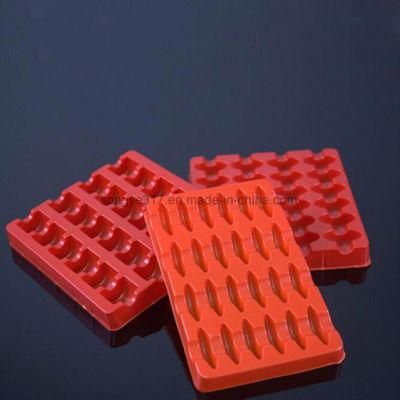 Manufacturer Custom PVC Red Tray for Chocolate Gift