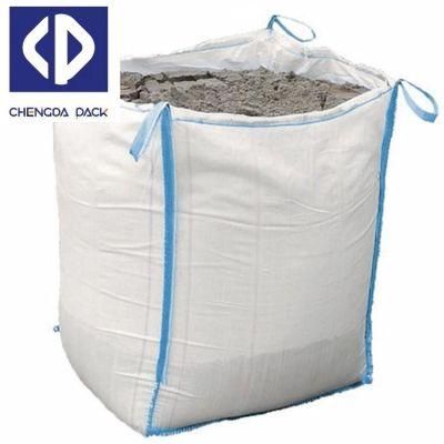 FIBC Bulk Big Plastic Jumbo Packing Construction Sand 1000kg 1 Ton PP Woven Big Bags
