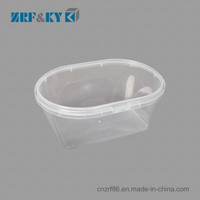 Free Sample Custom Take Away Disposable Transparent PP Plastic Food Containers with Lid Box