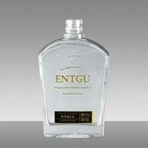 200ml/375ml/500ml Glass Bottle for Whiskey