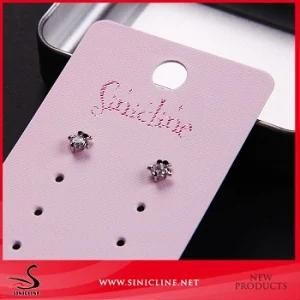 Glossy Lamination Paper Customized Jewelry Display Card From China