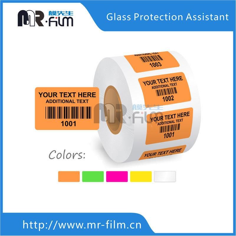 Coated Waterproof Product Thermal Packing Label Thermal Barcode Label Barcode Sticker