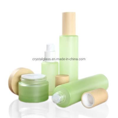 China Greenn Empty Cosmetic Container Set Factory Supply