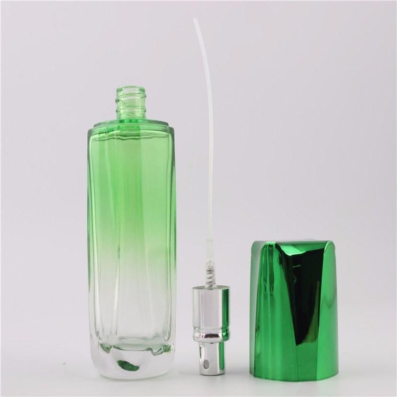 Factory Price 30ml 50ml 100ml 120ml Gradient Empty Spray Cosmetic Glass Perfume Bottle