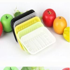 Pet PVC PS Disposiable Plastic Tray for Supermarket Using Packaging Vegetable Fruit