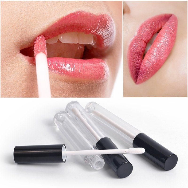 Sale 10ml Empty Refillable Cosmetic Balm Lip Gloss Container Lip Gloss Tube with Wand