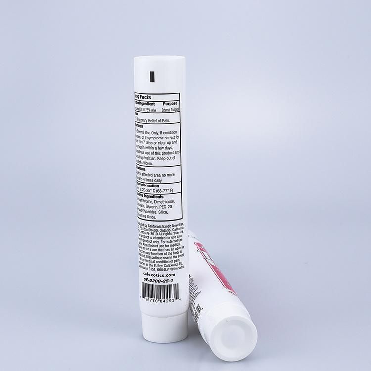 China Factory Cosmetic Hoses Packaging for Sunscreen Body Lotion Plastic Tube