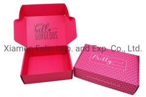 Pink Clothing T-Shirt Wholesale Cardboard Medium Mailer Delivery Packaging Box