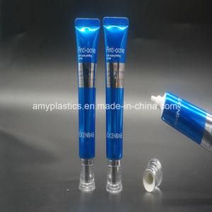 Blue Cosmetic Packaging Makeup Cream Glossy Tube