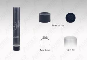 D22mm Black Transparent Plastic Squeezze Tube Cosmetic Packaging Wholesale