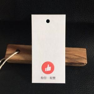 Simple Shape White Paper Hang Tag for Clothing