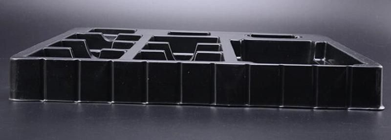 Custom Black ESD Plastic Tray for Electronic Parts Blister Tray