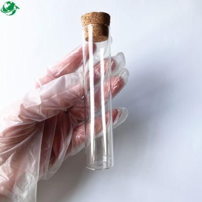 Food Grade 25mm Diameter Glass Test Tube with Cork