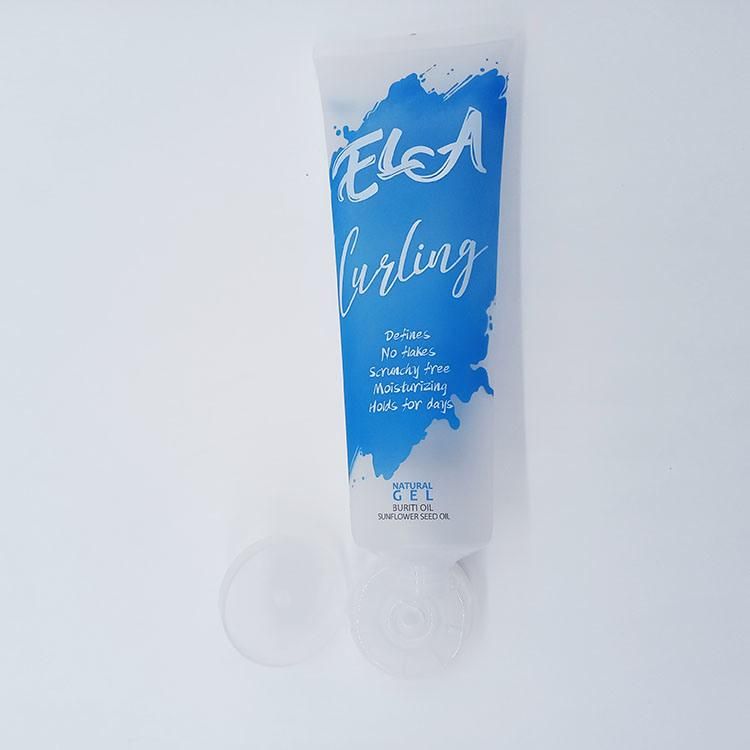 200ml Big Capacity PE Plastic Transparent Body Lotion Tube Cosmetic Packaging Tube 200ml