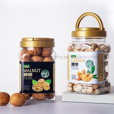 2800ml Big Size Food Pet Plastic Jar with Hand Lift Cover for Nuts