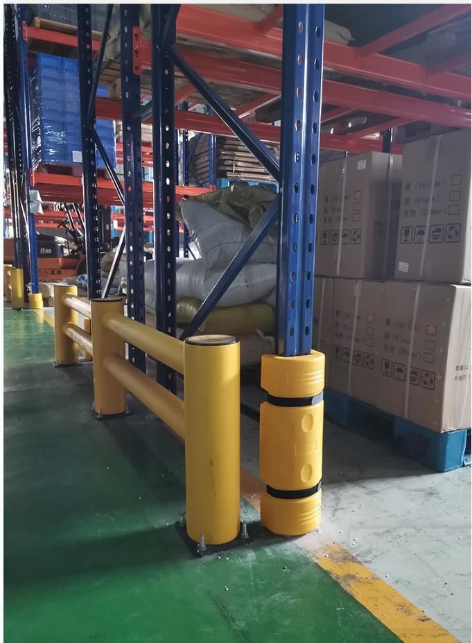 Factory Sales Flexible System Pallet Rack Protection Barrier Plastic Road Safety Barrier