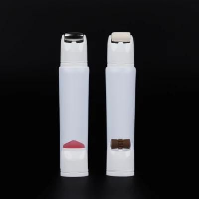 Cosmetic Packaging Empty Cream Lotion 100 G Plastic PE Soft Tube with Different Screw Lids Matte Black Cosmetic Squeeze Tube Packaging
