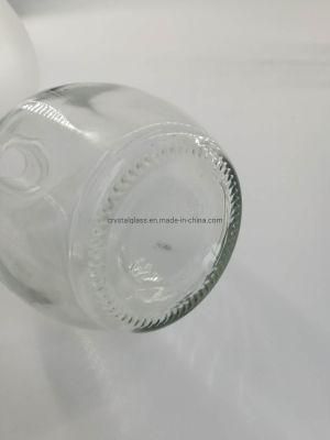 Customs 100ml 280ml 350ml 500ml Clear or Frosted Glass Juice Beverage Drinking Bottle with Lid