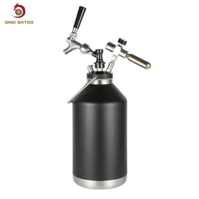 Stainless Steel Insulated Gold Armature 32oz Inox Beer Kombucha Growler